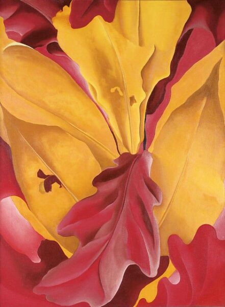 Georgia O’Keeffe painting My Autumn, 1929