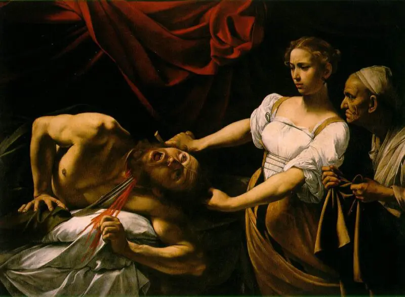 Judith Beheading Holofernes 1599–1602, Galleria Nazionale d'Arte Antica, Rome