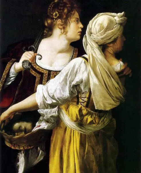 ‘Iudit si slujnica’, Artemisia Gentileschi, 1613-14 ‘Iudit si slujnica’, Artemisia Gentileschi, 1613-14